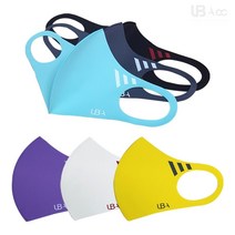 에어로실버 기능성원단 3D 마스크 로고O 귀편한 숨쉬기편한 대형 KF 비말 덴탈 먼지차단 컬러 명품 패션 보, XL, 퍼플