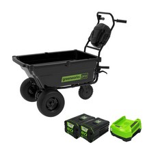 그린웍스 80V 충전가든카트 5ah 구르마 전동 무선, 본체(베어툴)+충전기+5ah배터리2, 1개