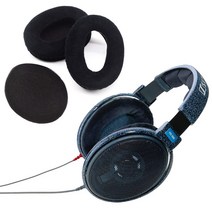 젠하이저 젠하이저 HD600 HD580 이어 패드 쿠션 커버 헤드폰 헤드셋 교체 스펀지 캡 귀 마개 수리 솜, [오리지널]이어솜 이어패드 1쌍