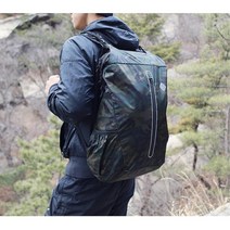 여행 등산 가벼운 접이식 폴딩백팩 자전거 캠핑 피크닉 가방, 카모그린