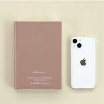 고급 양장 라인노트 (컴팩트한 B6사이즈 208페이지/360도 펼쳐짐/7.5mm 간격 라인/비침적은 120g 백색 모조지), 6. 네이비