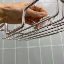 무타공 부착식 스텐 비누받침 수세미받침대