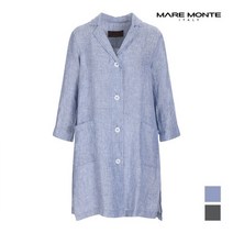 [마레몬떼] 여성 스트라이프 빅포켓 자켓_M206MCT10B0