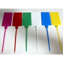 칼라 네임타이(대) 선정리 마크타이, 흰색, 1개