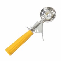 아이스크림 젤라또용품 커터 스쿱 셔터 20호 옐로우 지름 54mm 47g