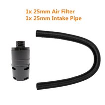 25mm 공기 흡입구 필터 소음기 베바스토 에버스패커 디젤 주차 히터용 연소 파이프 덕트 클램프 머플러, Assembly 1