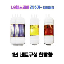 LG헬스케어 WCD71RW1R정수기필터 1년세트, 대체필터1년세트