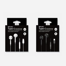 프라임큐 C타입 이어폰(PR-ER100), 블랙_블랙