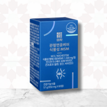 관절연골케어 식물성 MSM 식이유황 더작 950mg 60정, MSM 1박스