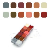 ELEVEN EVER 바디페인팅12색 페이스페인팅 할로윈 특수분장재료, 12#2