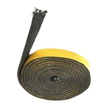 GHSHOP 가스켓 고밀도 섬유 로프 도어 씰 회색 가스켓 자기 끈적 로프 창, 3mmx10mmx300cm, 유리 섬유