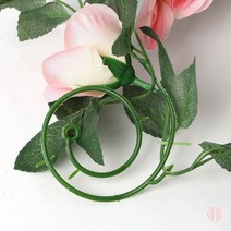 플라워가든 장미 조화 넝쿨 핑크 유럽풍소품 생화같은조화 꽃꽂이소재