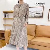 카라 KARRA 77까지 레오파드셔링원피스+벨트SET KB2FOP096Q