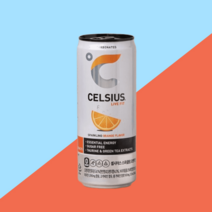 셀시어스 탄산음료 스파클링 오렌지 325ml, 단품