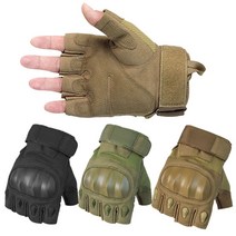 도매창고 A-18 전술장갑 반장갑 헬스 스포츠장갑, 카키