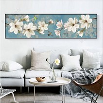 얼굴큰원숭이 DIY 보석 십자수 캔버스형 취미100 x 50cm 세트 대형보석십자수, 80*40CM, 꽃