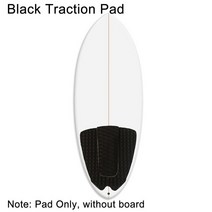 윈드서핑 패들 스킴보드 서핑 보드 데크 패드 스키보드 트랙션 테일 (아치 바 스트립 포함) 4 피스 스톰프, 04 Black Pad
