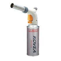 코베아 액화 방지 장치 내장 원터치 결합방식 저압에서 고압으로 용도에 맞는 불꽃조정 가능 헤스티아 캠핑용 다용도 가스토치, 아이보리