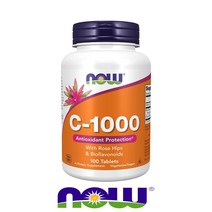 나우푸드 C1000 비타민C 100정 아스코르브산 시트러스 바이오플라보노이드 로즈힙 함유