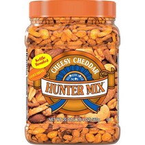 Southern Style Nuts 치즈 체다 헌터 믹스 20 oz 땅콩 참깨스틱 옥수수스틱 아몬드 캐슈, 20온스(1팩) _치즈 체다 헌터 믹스