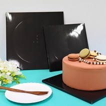 검정/사각 케익받침 1-2-3호 [5/50ea], 50ea