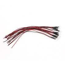 DC 12V 18cm 사전 배선 UV RGB 다이오드 램프 장식 조명 LED 램프 DIY 용 방출 다이오드를위한 10pcs, 푸른
