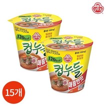 오뚜기 오뚜기 컵누들 매콤한맛 37.8g x 15개