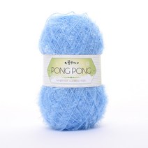 삼남뜨개실 퐁퐁 수세미실 90g 56컬러 수세미실, 09 블루 스카이, 1개입