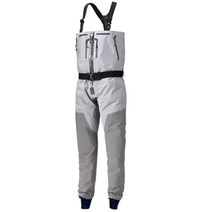 남성용 지퍼 달린 가슴 바지장화 부츠 없음 라텍스 발목 가스켓 사냥 낚시 컨버터블 방수 슈트 4 레이어, 03 M, 01 라이트 그레이