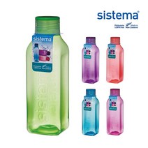 시스테마 스퀘어 보틀(대) 1L, 그린