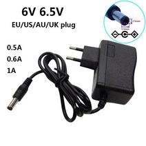 6V 6.5V 500mA 0.5A 0.6A 1A 600MA 범용 AC DC 전원 어댑터 벽 Conveter Adaptador 변압기 5.5x2.5mm, [03] UK plug, [01] 6V 0.5A