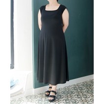 (66-99size) 모찌 쿨스판 맥시 빅사이즈 스퀘어넥 롱원피스