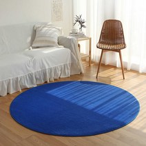 파스텔 단모 워셔블 러그 카페트 원형 4size 9colors