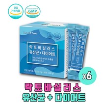 체지방감소 도움 유산균 다이어트 가르시니아캄보지아 모유유래유산군 프로 프리 바이오틱스 식약처인증, 60포 X 6박스