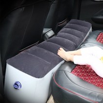 차량용 뒷좌석 평탄화 에어 매트 매트리스 에어쿠션 2열 발받침대, 매트+에어펌프