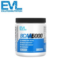 EVL 에볼루션뉴트리션 BCAA 5000 분지쇄 아미노산 가루 L류신 이소류신 발린 무맛 300g
