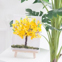 개나리 유채꽃 인테리어 봄 장식 모음 조화 소품 플트 봄맞이 축제 VOC 테스트 통과 2, 24.개나리액자set 30cmP(펜+이젤)