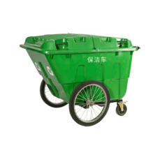 제설함 모래함 염화칼슘 보관함 재활용 분리수거함, 그레이 400L큰바퀴