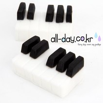 올데이 [KC인증]피아노건반 천연비누-블랙(투명opp포장), 100g, 1개