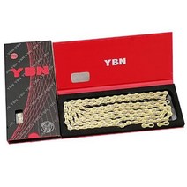 체인링크 골드자전거체인 11단체인 ybn 11 speed chain 116l mtb gold road bike chain for shimamo sram campagnolo 중공, 11단 골드 치안