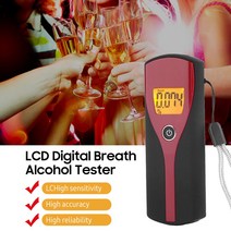 금속 탐지기 방수 Breath Alcohol Tester LCD 디스플레이 전자 Breathalyzer Non-contacting Blowing Analyzer Meter Dete