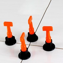 바닥재 벽 타일 레벨링 시스템 교체 가능한 핀 건설 도구 용 렌치가있는 1 세트 T 형, 한개옵션0