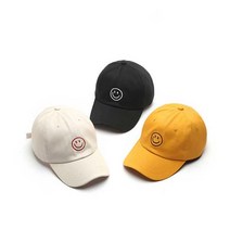 과세 스마일 로고 남여공용 캡 모자 캠프캡 데일리룩