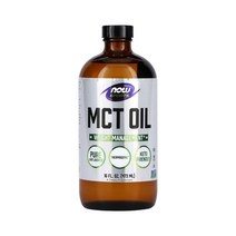 나우 푸드 스포츠 MCT 오일 무향 473ml 코코넛 야자 카프릴산 카프르산 케토 효능, 1개