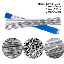 알루미늄봉 저온 알루미늄 납땜 용접 와이어 밀봉 1.6 2mm 브레이징 로드 10 PCs 20 30 40 50 100PCs, 04 1.6mmx33cm_01 10pcs