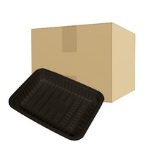 정육포장 용기 T7트레이 5kg 검정 100개 1박스