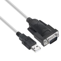 USB2.0 to RS232 시리얼 변환케이블 1.8M 25핀 변환젠더 포함 카드단말기 바코드스캐너 POS