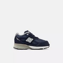 뉴발란스키즈 990v3 네이비 프리미엄 오리지널 클래식 스웨이드 유아 쿠셔닝 운동화