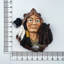 귀여운자석 예쁜자석 냉장고자석 미국 인디언 냉장고 여행 크리스마스 결혼 생일 사진 벽 자석 스티커, 8.8