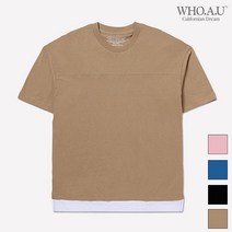 후아유 WHO.A.U LAYERED SHORTS SLV TEE_WHRA72414C